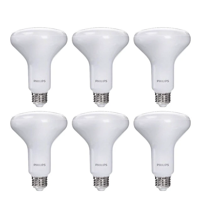 Alt view image 2 of 6 - LED Light Bulbs Bundle with Dimmable BR30 Flood Lights (6-Pack) and Flicker-Free Frosted A19 Bulbs (4-Pack)
