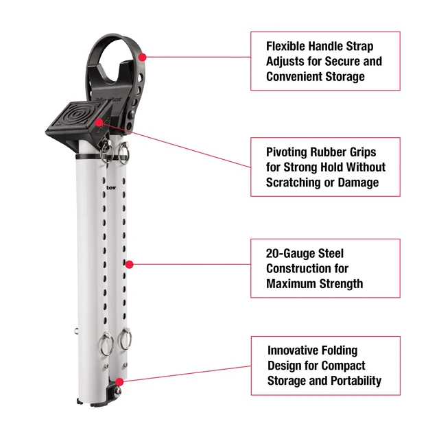 Alt view image 3 of 7 - Sliding Door Stopper and Door Security Bar, Adjustable for Hinged and Sliding Doors, Compact Enough to Travel for Hotel Security, White, 270EC