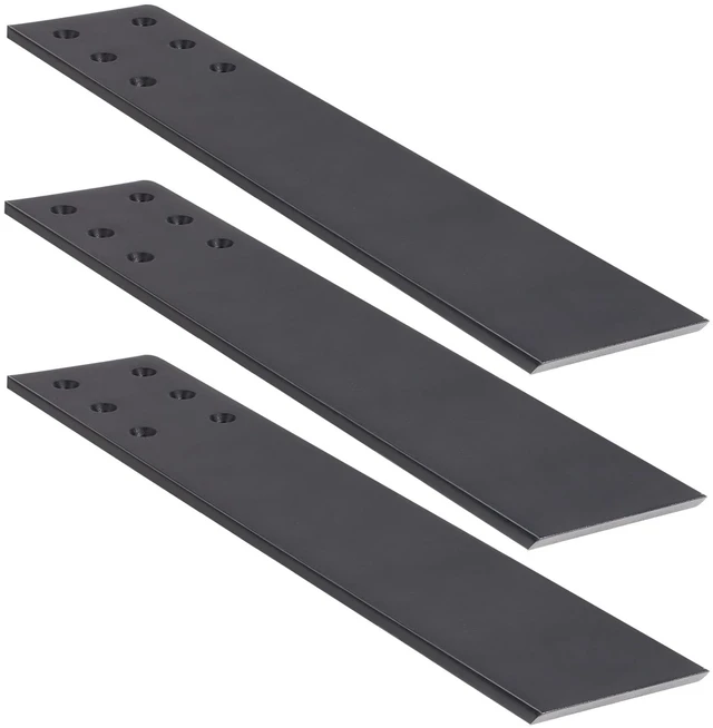 Main image of 16 Inch Countertop Support Bracket, 3 Pack Solid Iron Heavy Duty Hidden Flat Floating Shelf Brackets, Top Mount Knee Wall Support Mantel Bracket Hardware for Wood Granite Quartz Countertop