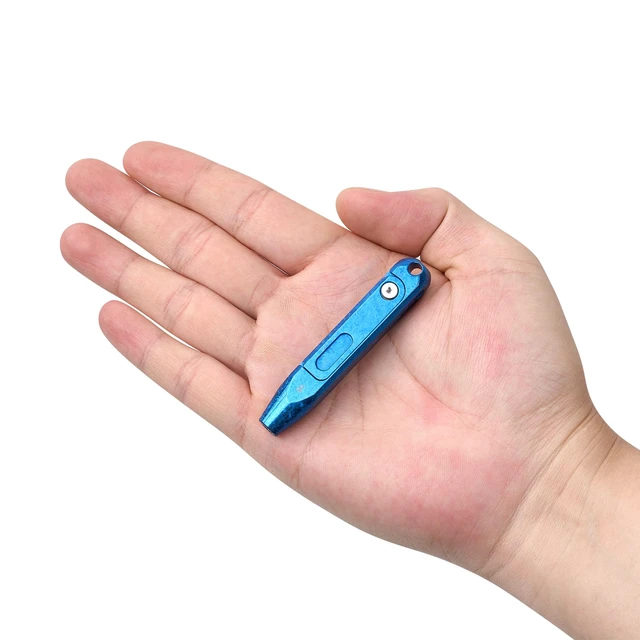 Alt view image 2 of 6 - Otacle D1 D1 Titanium Alloy 9-in-1Small EDC Pocket Screwdriver Multi-Bit Pocket Screwdriver with Concealed Bit Storage, S2 Steel Magnetic Bits for Work & Daily Use (Snowflake Blue)