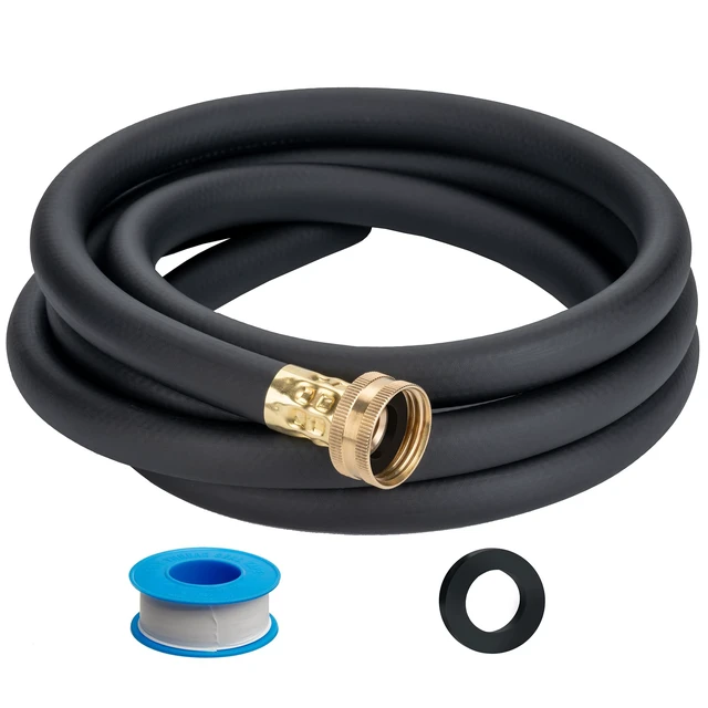 Main image of 20FT Dehumidifier Drain Hose with 3/4 FHT Brass Rustproof Connector Versatile Drain Hose Perfectly Compatible with most Dehumidifiers and 3/4 external thread outlet (Black, 20FT)