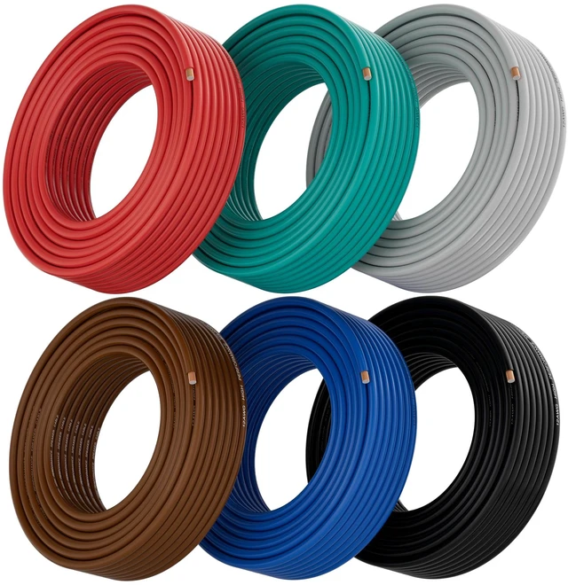 Main image of 12 Gauge Wire (6-Pack Black/Red/Grey/Blue/Green/Brown, Each 25 FT), Low Voltage Automotive Primary Harness Wire for Battery, Car Audio, Remote Trailer, Security Alarm, Hook Up Wiring, 12AWG CCA, DIY