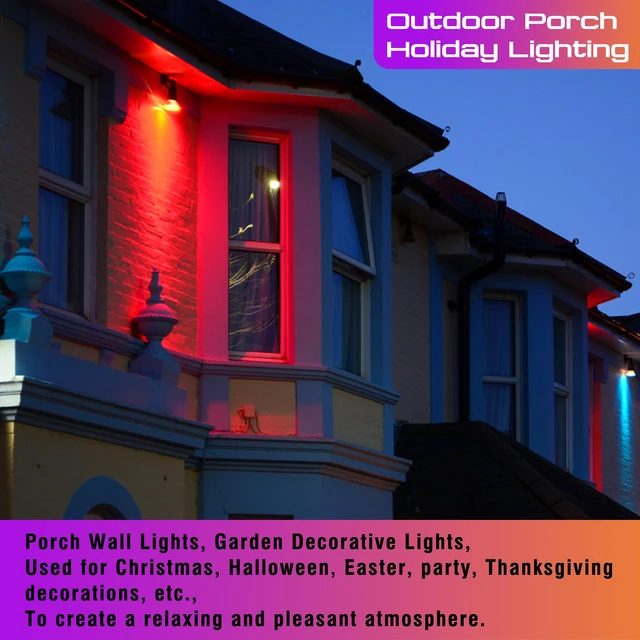 Alt view image 4 of 7 - Red Light Bulbs for Sleep, 100% Blue Light Blocking,A15 3W Red Night Light Red LED Bulbs 25w-40w Equivalent, E26 Base for Bedroom Sleep,Baby Nursery,Porch,Holiday Christmas Lighting,Non-Dimmable,4Pack
