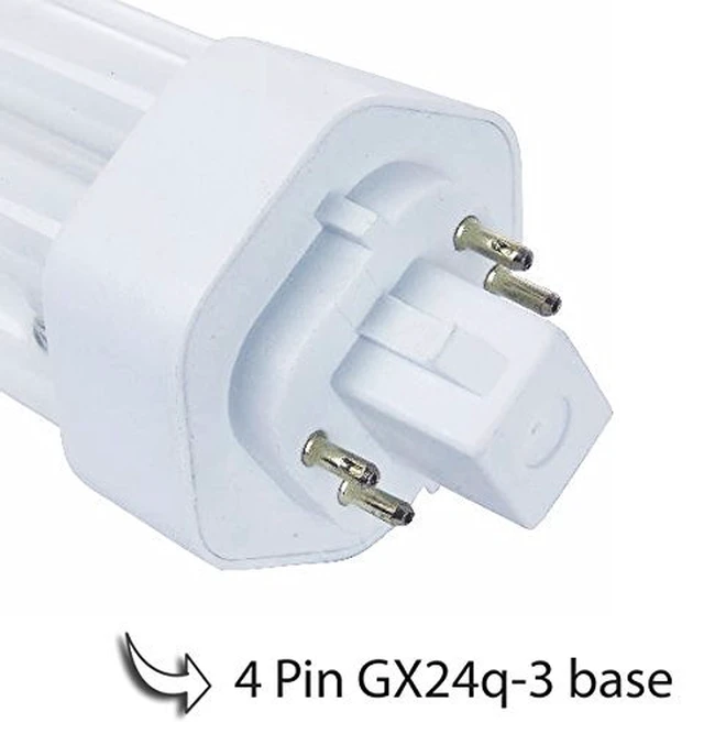 Alt view image 3 of 4 - PLT-26W CFL Bulb 3000K Warm White, 4-Pin GX24q-3 (6-Pack) Triple-tube CFL, soft warm 3000K. GX24q-3 4-pin base, commercial/residential use