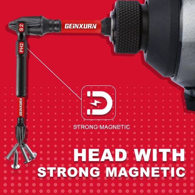 Alt view image 6 of 7 - Impact Tough #2 Phillips 3 in. Insert Driver Bits,30Pack Bulk PH2 Screwdriver Bits Set
