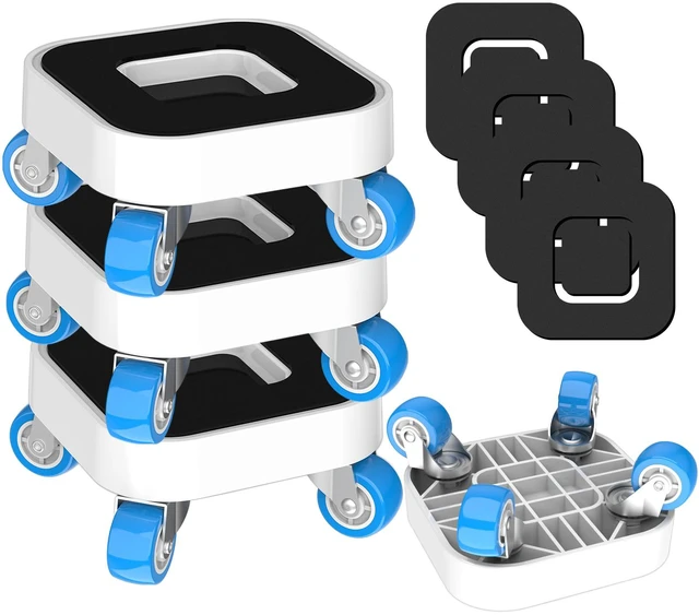 Main image of New Upgrade Furniture Movers with Wheels: with 360° 1.25in Wheels & Groove Furniture Sliders for Hardwood Floors - Furniture Dolly for Moving Heavy Sofa Bed Easily - Load Capacity Up to 900lb