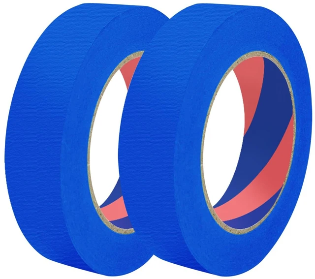 Main image of Painters Tape, 1 inch x 55 Yards x 2 Rolls Blue Painters Masking Tape for Indoor and Outdoor Use, Medium Adhesive Paint Tape for DIY Crafts, Arts, Painting, Easy Removal