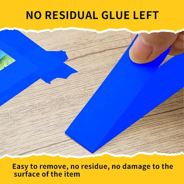 Alt view image 3 of 7 - Painters Tape, 1 inch x 55 Yards x 2 Rolls Blue Painters Masking Tape for Indoor and Outdoor Use, Medium Adhesive Paint Tape for DIY Crafts, Arts, Painting, Easy Removal