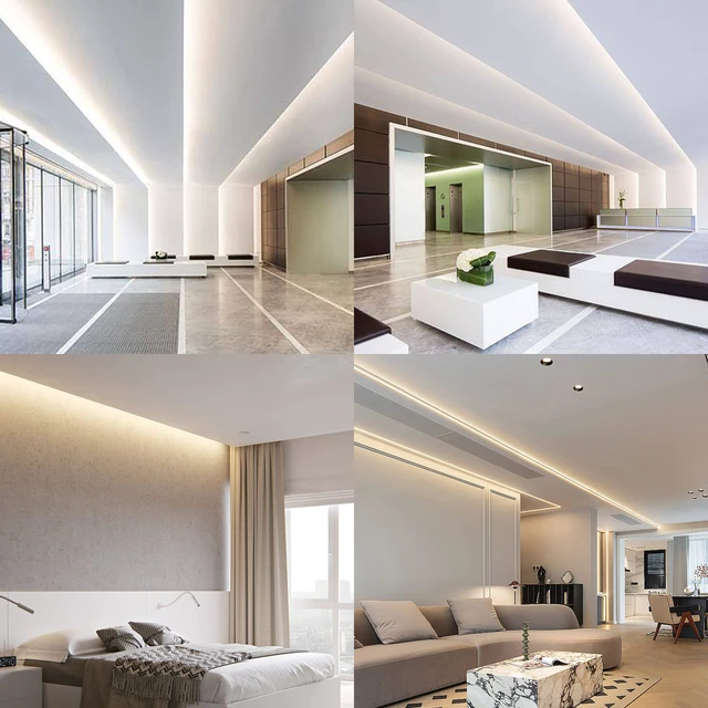 Alt view image 6 of 7 - 49.2ft/15M 24V COB LED Strip Light Natural White 4000K CRI 93+ 11000lm 5760LEDs Uniform Glow IP20 Not Waterproof Flexible LED Tape Lights for DIY Bedroom Home Decor(Power Supply not Included)