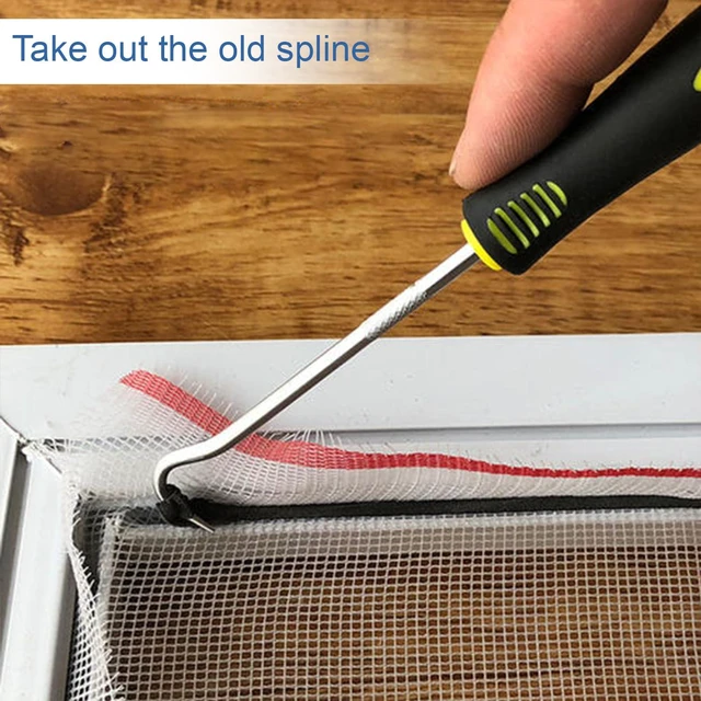 Alt view image 5 of 7 - Window Screen Spline, 0.25" x 100' for Spline Groove Width 0.24 '' -0.25 '',Replacement Round Black Window Screen Retainer Spline, Window Screen Repair