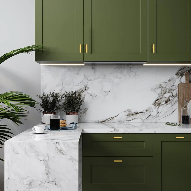 Alt view image 5 of 7 - 30 Pack Brushed Brass Cabinet Knobs Gold Drawer Pulls Stainless Steel Brushed Gold Dresser Knobs for Cabinets Cupboard Bathroom Kitchen Hardware, Single Hole T Bar Pulls, 2in Overall Length