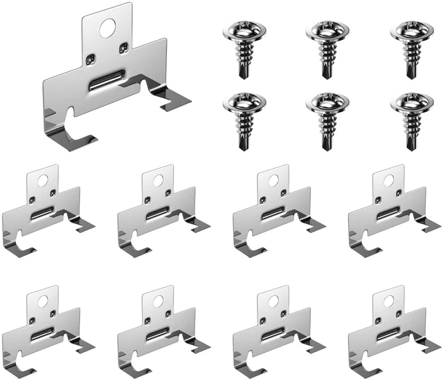 Main image of Recessed Light Clips for retrofitting recessed Light canisters, Downlight recessed Light Clips for use with Torsion Springs 100 Pack (50 Pairs)