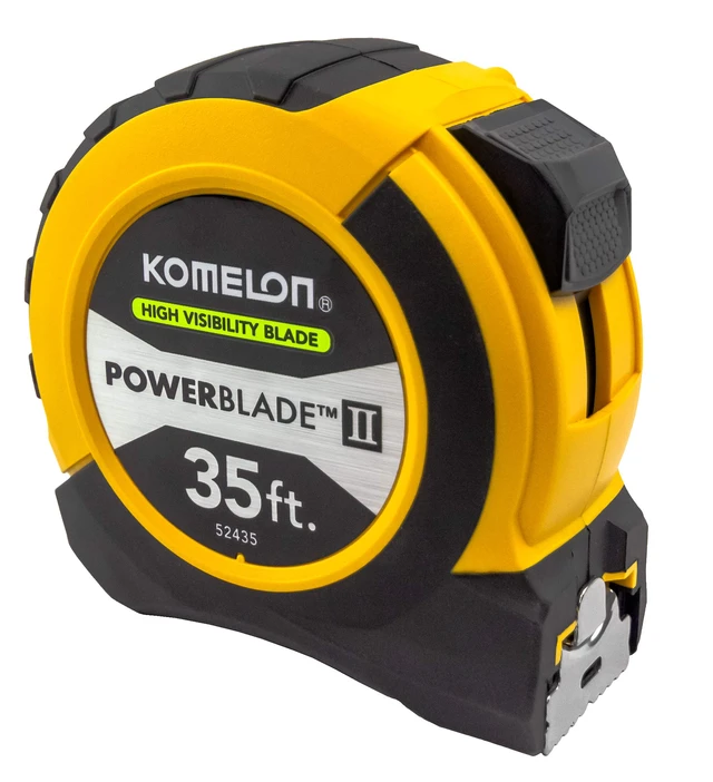 Alt view image 4 of 6 - 52435; 35' x 1.06" Powerblade II Tape Measure, ABS Case, Black/Yellow, Small