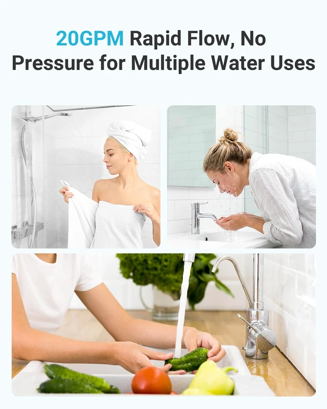 Alt view image 5 of 7 - AP810 Whole House Water Filter for 3M® -Pure AP810, 5 Micron Replacement for 3M® -Pure AP811, AP801, AP801-C, AP801T, AP801B, Whirlpool® WHKF-GD25BB, WHKF-DWHBB, 10" x 4.5", 4 Pack