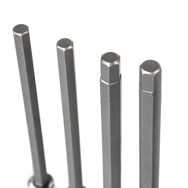 Alt view image 4 of 6 - 10079A Extra Long Allen Hex Bit Socket Set, 18 Piece SAE and Metric Allen Socket Set, 3/8 Drive, 1/8" 3/8 Inch & 3mm 10mm, 6 Long Allen Hex Socket Bit Set, Allen Head Hex Key Socket Set