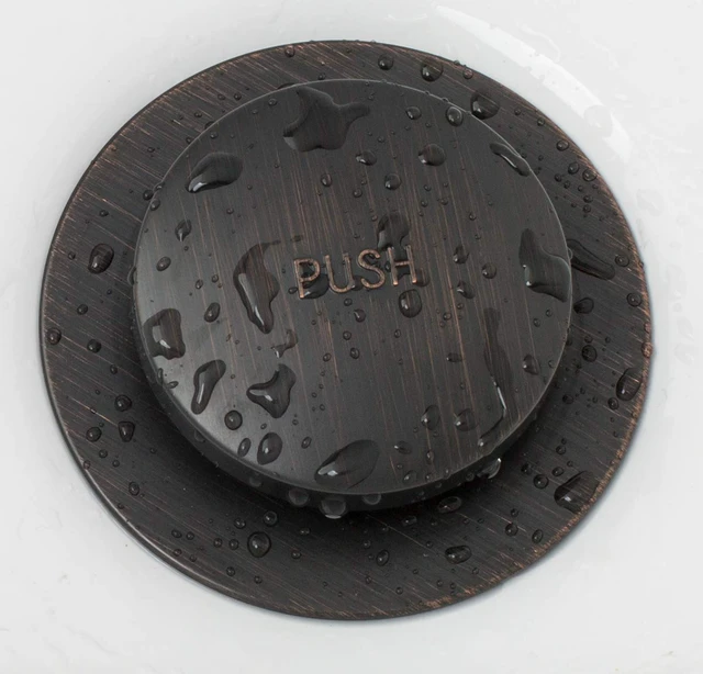 Alt view image 5 of 7 - Tip-Toe Bathtub Drains Trim Set with Two-Hole Overflow Faceplate, Replacement Bath Drain Trim Kit with 2-Hole Overflow Faceplate and Universal Fine/Coarse Thread (Oil Rubbed Bronze)