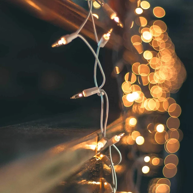 Alt view image 7 of 7 - 2 Pack 50 Count 10FT Christmas String Lights Clear Warm White Mini Lights Plug Powered Waterproof for Indoor and Outdoor Use, for Christmas Tree Party, Wedding Holiday Patio Xmas Decorations