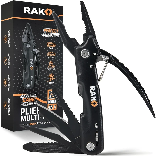 Main image of Pro Tools Pliers Multitool - Cool Unique Gifts For Dads Who Have Everything - Compact DIY Survival Multi Tool Gift for Men, Husband, Handyman - Backpacking & Camping Accessories