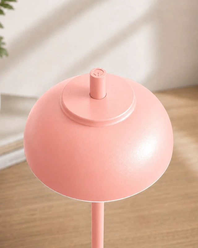 Alt view image 3 of 7 - Pink Cordless Table Lamps, Rechargeable LED Touch Lamp, 2 Pack Waterproof, 5000mAh Battery, Touch Dimming, Wireless Table Lamps for Outdoor Patio, Restaurant, Dinner, Table Top, Home Bar