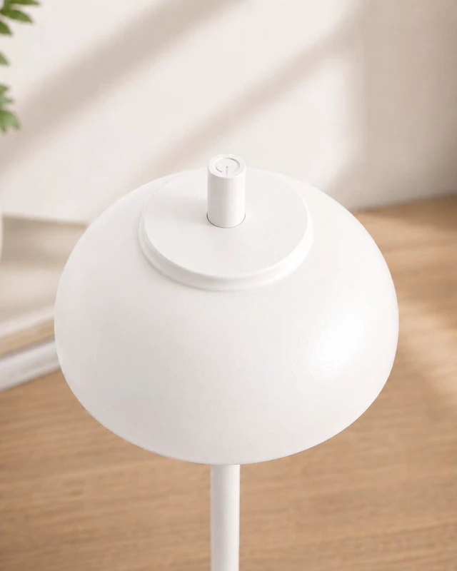 Alt view image 3 of 7 - White Cordless Table Lamps, Rechargeable LED Touch Lamp, 2 Pack Waterproof, 5000mAh Battery, Touch Dimming, Wireless Table Lamps for Outdoor Patio, Restaurant, Dinner, Table Top, Home Bar