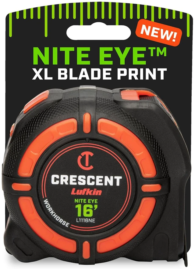 Main image of Lufkin 16 Ft. WORKHORSE NITE Eye Tape Measure | L1116NE
