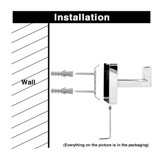Alt view image 7 of 7 - 4-Pack Towel Hooks Hand Towel Holder Robe Hanger Polished Chrome Bathroom Square Coat Hook Wall Mount Heavy Duty Stainless Steel Hat Hook for Living Room Bedroom Kitchen Closet
