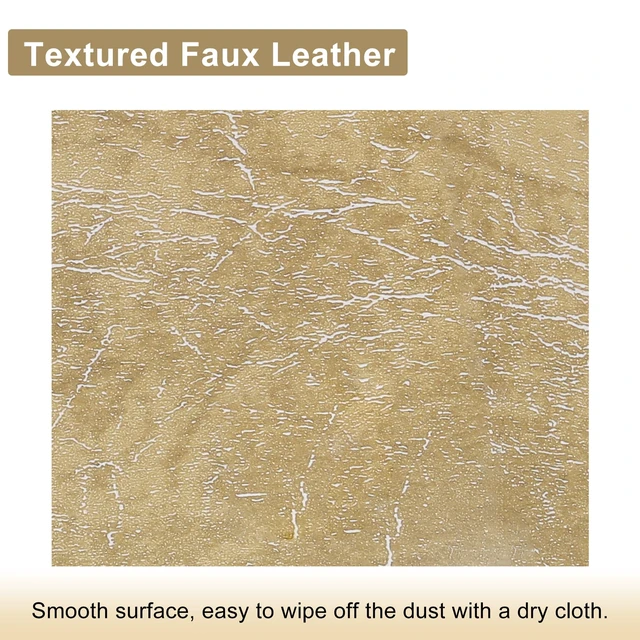 Alt view image 4 of 7 - Small Lampshades Set of 2, 5.5"Top x 10"Bottom x 6.6"High, Faux Leather Tan Rustic Lamp Shades for Table Lamps Bedside Lamps, Clip on Lampshade for Wall Lamps, Bulb Clip Adapters Included, No Assembly