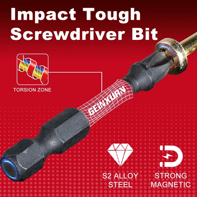 Alt view image 3 of 7 - Impact Tough #2 Phillips 2 in. Insert Driver Bits,30Pack Bulk PH2 Screwdriver Bits Set