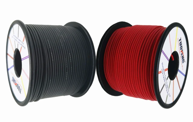 Main image of 20 AWG Silicone Wire, 400 ft Red Black Tinned Copper Hookup Wire Flexible, Hook Up Cable