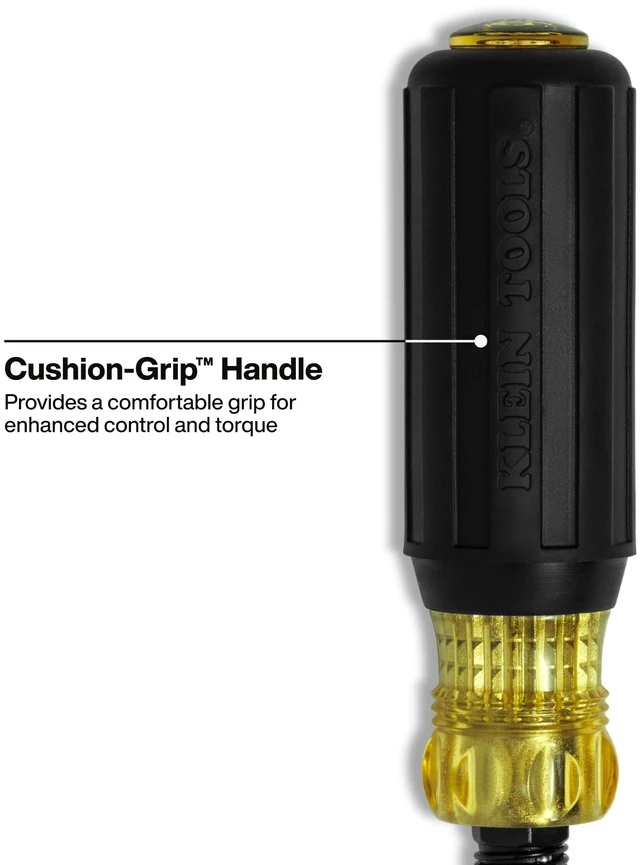Alt view image 6 of 7 - 32527HD KNECT 11-in-1 HVAC Multi-Bit Screwdriver / Nut Driver, Impact Rated with Phillips, Slotted, Square, and Schrader Bits