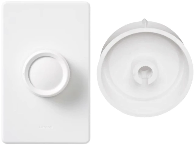 Alt view image 5 of 6 - 10 PCS RK-WH Rotary Dimmer Knob Replacement for Rotary Dimmer Switch,Fan Control,White