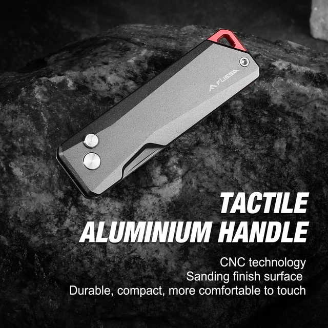 Alt view image 5 of 7 - Advanced Titanium Utility Knife, CNC Unibody, Lightweight All Metal Folding Box Cutter, Quick Change Blade Razor Knife,Ideal Gifts for Men Women, with 10 Extra Blades