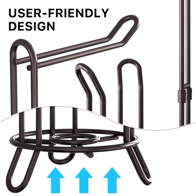 Alt view image 6 of 7 - Bathroom Toilet Paper Storage Holder Stand Shelf, Bronze 4 Paper Rolls, 7.25" x 7.25" x 23.5", Wired