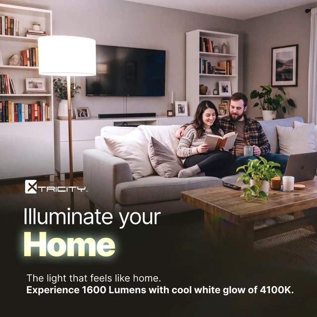 Alt view image 5 of 7 - Compact Fluorescent Light Bulbs T2 Spiral, E26 Base, 23W (100W Equivalent), 4100k Cool White, 1520 Lumens, CFL, 120V - UL Listed, (8 Pack)