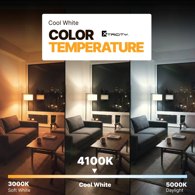 Alt view image 4 of 7 - Compact Fluorescent Light Bulbs T2 Spiral, E26 Base, 23W (100W Equivalent), 4100k Cool White, 1520 Lumens, CFL, 120V - UL Listed, (8 Pack)