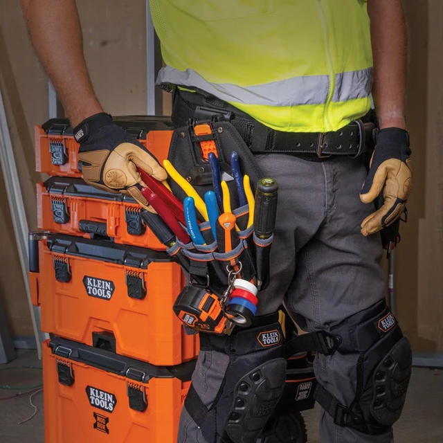 Alt view image 3 of 7 - MODbox Tool Pouch, Electrician Bag, Quickly Attach and Release from Tool Belts and MODBox Rail System