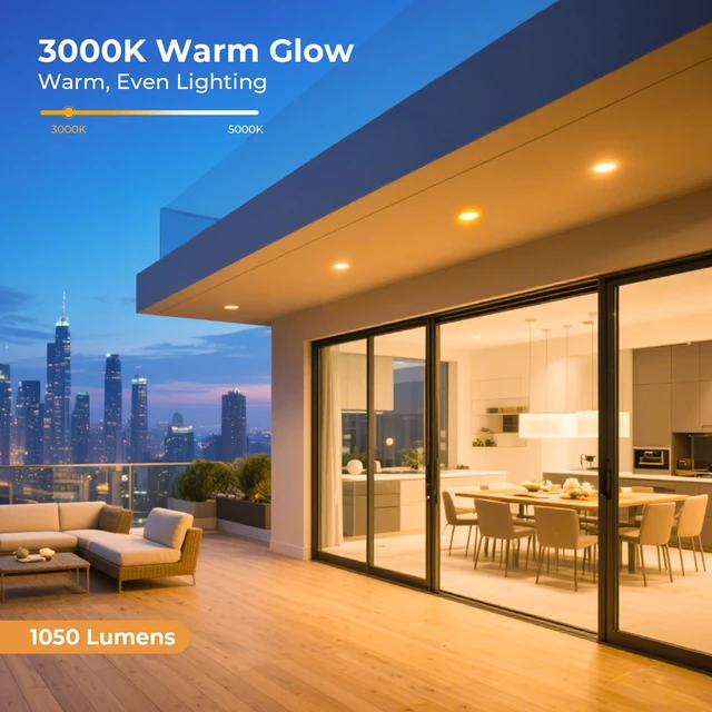 Alt view image 3 of 7 - PAR38 Outdoor Flood Light Bulbs, LED Flood Light Bulb Warm White 3000K, 100W Equivalent, 1050LM, Dimmable E26 Base for Porch Garage Yard, 2 Pack