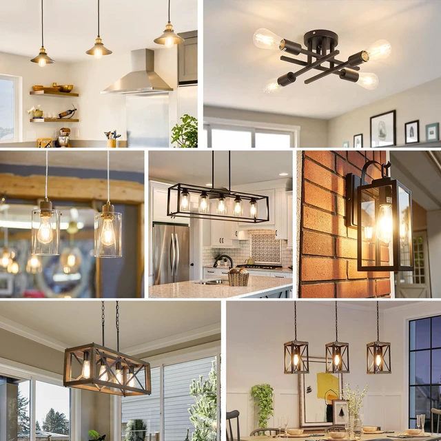 Alt view image 7 of 7 - 20-Pack Dimmable Led Light Bulbs 60W Equivalent, Vintage Edison Light Bulbs, 2700K Warm White ST58 7W LED Bulb Super Bright 850LM, 90+CRI, Clear Glass Antique Decorative Filament Bulbs