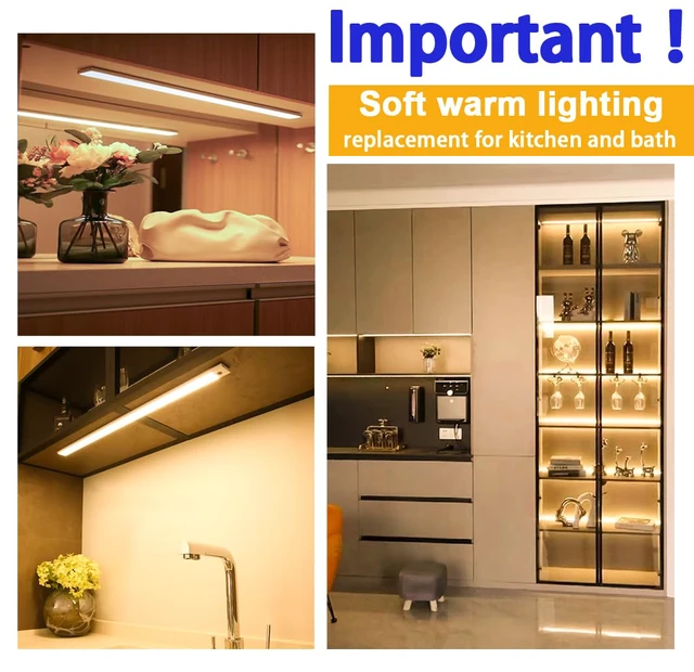 Alt view image 5 of 7 - 8 Pack F8T5/WW Fluorescent Bulbs Warm White 3000K, 12 inch Under Cabinet Light Bulb, T5 8 Watt Fluorescent Tube Soft White, G5 Mini Bi 460 Lumens No Dimmable