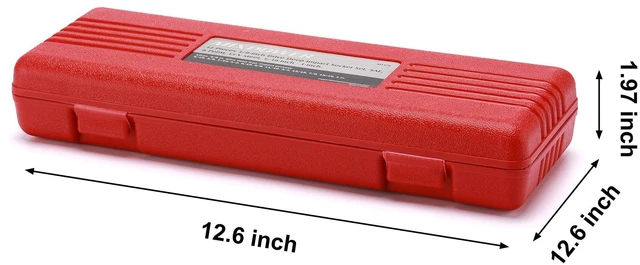 Alt view image 7 of 7 - 12 Pieces 3/8-Inch Drive Deep Impact Socket Set, 5/16 to 1 inch, CR-V, SAE, 6 Point, Deep, 12 Pieces 3/8" Dr. Socket