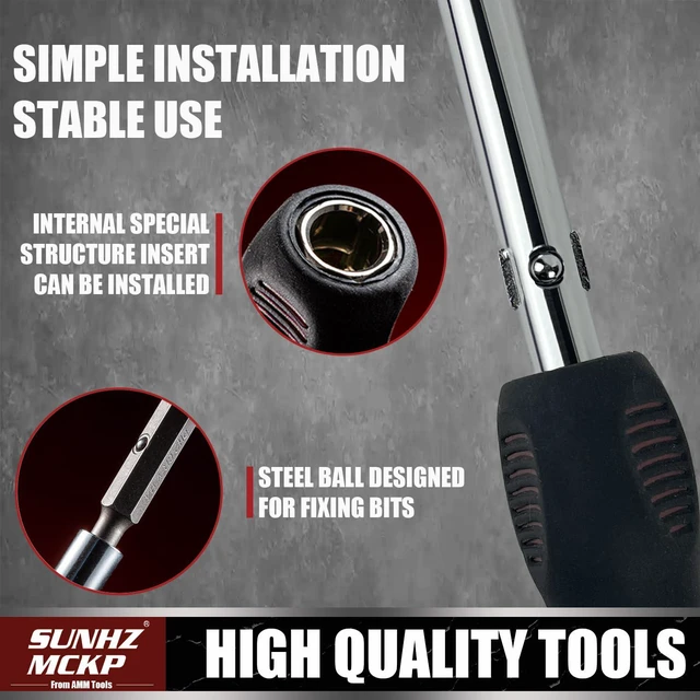Alt view image 5 of 6 - SUNHZMCKP 18-in-1 Screwdriver, Portable screwdriver set, Slotted/Philips/Pozi/Torx/Square Multi-Purpose Screwdriver and Magnetizer Demagnetizer with Storage bag