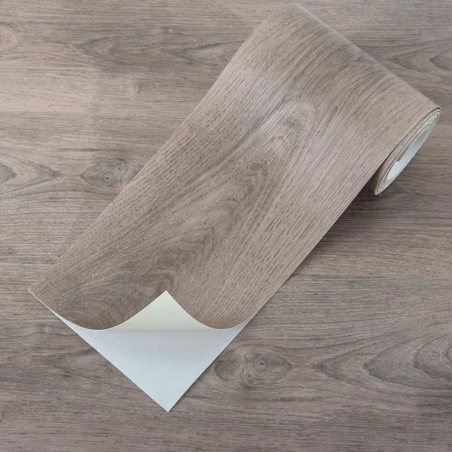 Main image of Wood Textured Peel and Stick Vinyl Floor Tiles, 40-Pack, Teak Rigid Surface, Waterproof, Fire-Proof, Self-Adhesive, Easy to Clean, Cover 60 sq.ft, Ideal for Bedroom, Living Room, Kitchen