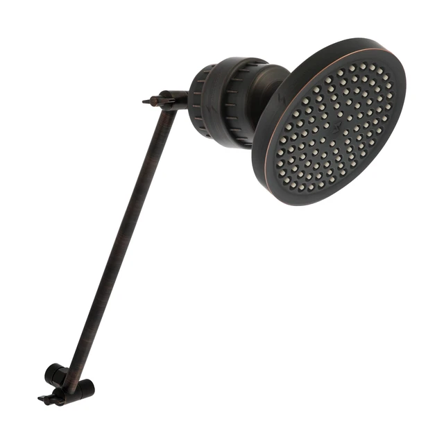 Alt view image 4 of 5 - 16" Extension Arm, Adjustable Height & Angle, Oil-Rubbed Bronze Adjustable Height & Angle, Sturdy Lock, Universal Connection, Transform your showers into rain shower experience