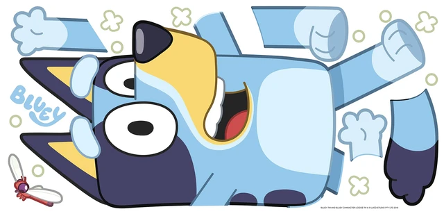 Alt view image 6 of 7 - Bluey Peel and Stick Giant Wall Decals, RMK5458GM