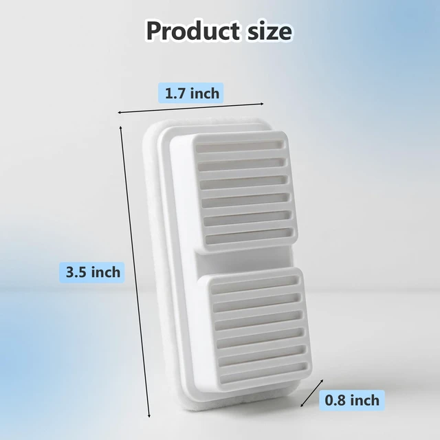Alt view image 2 of 6 - 12 Pack Cat Water Fountain Filter with 12 Pre-Filter Sponges Replacement Filters for Stainless Steel Cat Water Fountain, Multi-Layer Filtration