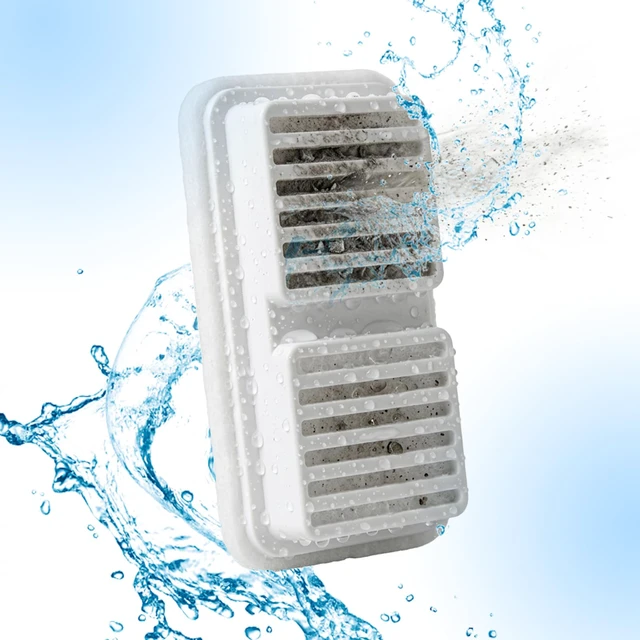 Alt view image 5 of 6 - 12 Pack Cat Water Fountain Filter with 12 Pre-Filter Sponges Replacement Filters for Stainless Steel Cat Water Fountain, Multi-Layer Filtration
