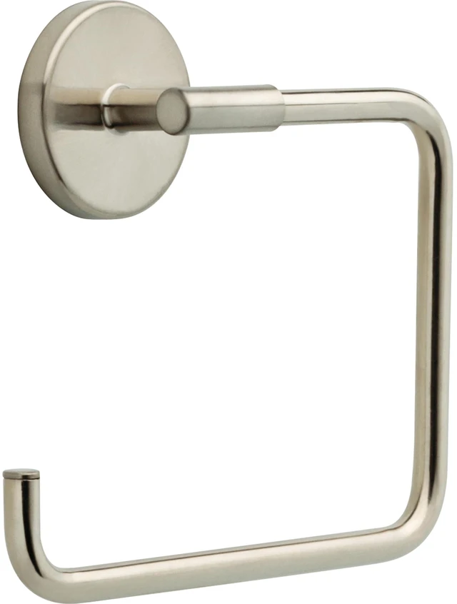 Main image of Hand Towel Holder | Square Stainless Steel Ring for Hanging Towels in Kitchen, Bathroom | Trinsic Accessories
