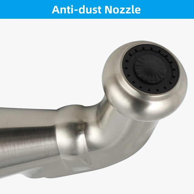 Alt view image 3 of 6 - Universal Sink Sprayer Attachment for Kitchen Faucet, Brushed Nickel NSF/ANSI/CAN 372 Certified, Kitchen Side Sprayer Head Compatible with Delta, Moen, Kohler and Other OEM Brands Spray Head