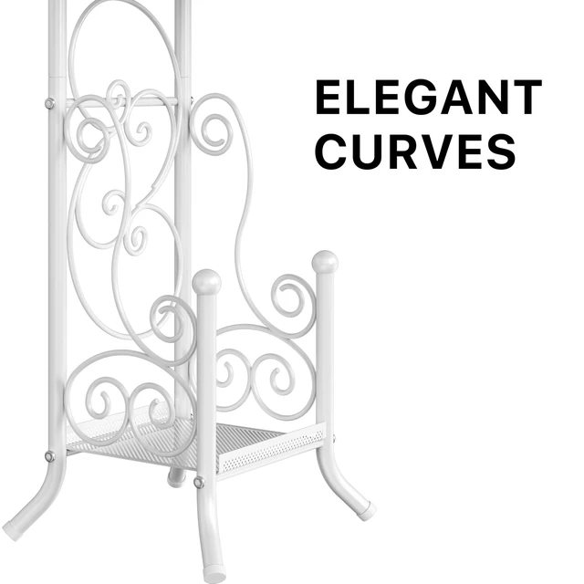 Alt view image 7 of 7 - English Style Toilet Paper Stand Holder w/Woodtop, White 4 Paper Rolls, 8.5" x 8.75" x 29.2"