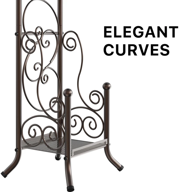 Alt view image 7 of 7 - English Style Toilet Paper Stand Holder w/Woodtop, Bronze 4 Paper Rolls, 8.5" x 8.75" x 29.2"